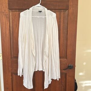 Worthington White Waterfall XL cardigan